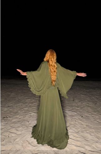 Vestido Longo Devaneio Brisa Verde