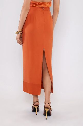Saia Super Midi Nuances Travessia Laranja