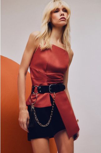 Blusa Crepe Travessia Avela 
