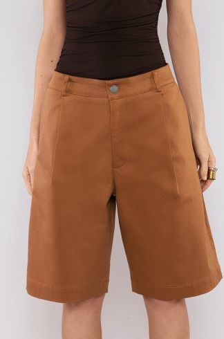 Bermuda Jogger Travessia Sarja Marrom
