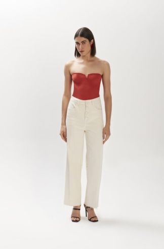 Body sem Alça Nós Ato Dois Sapucaia Laranja