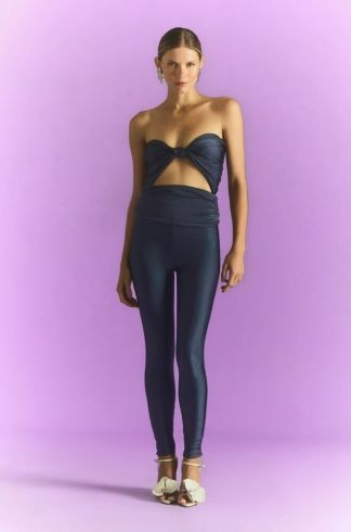 Macacão sem Alça Ginger e La Sirene Lina Shark Azul