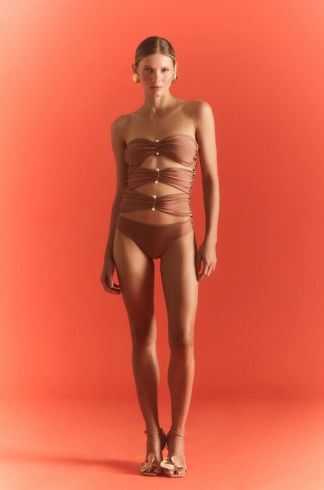 Body sem Alça Ginger e La Sirene Turim Bronze
