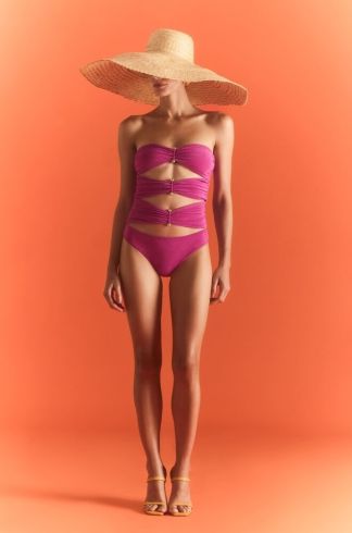 Body sem Alça Ginger e La Sirene Turim Gaia Rosa