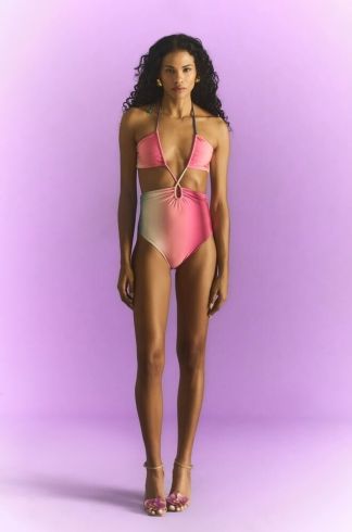 Body sem Alça Ginger e La Sirene Marbella Sky 2 Multicolor