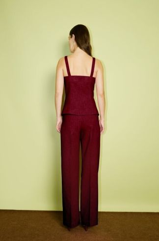 Blusa com Alça Casulo Libélula Bordô