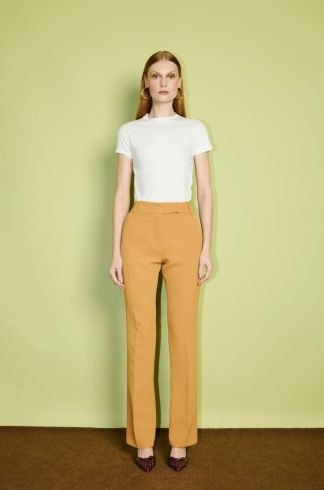 Calça Cigarrete Casulo Gafanhoto Camelo