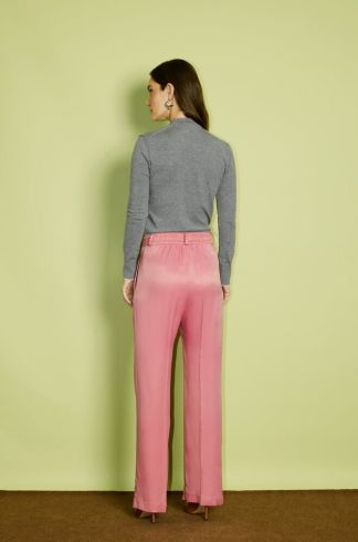 Blusa Manga Longa em Tricot Casulo Crisálida Cinza