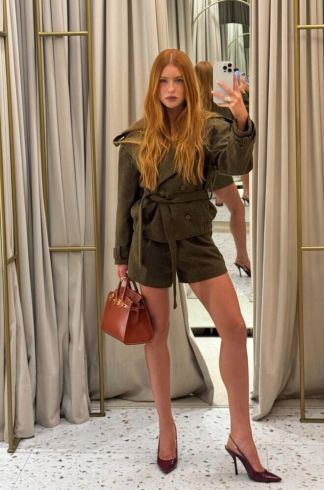 Casaco Oversized em Lã Casulo Formiga Marrom