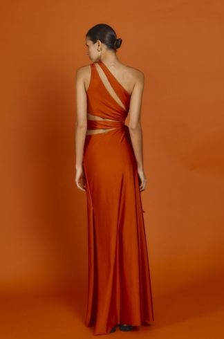 Vestido Longo Ginger e La Sirene Luisa Páprica