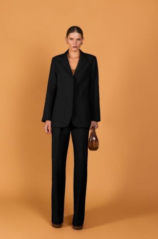 Calça Reta Mareh Dione Preto