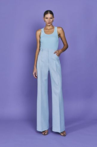 Calça Reta Mareh Dione Azul