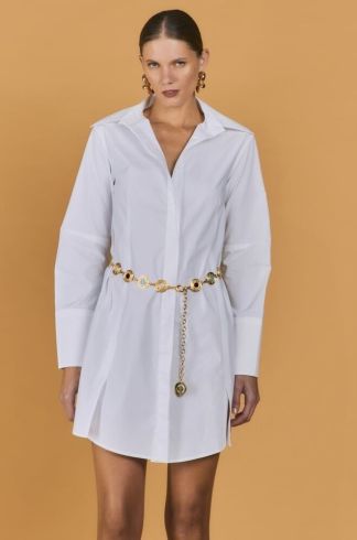 Cinto Corrente Mareh Vieira Ouro/Multicolor