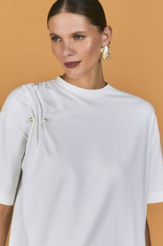 T-Shirt Mareh Pérola Off White