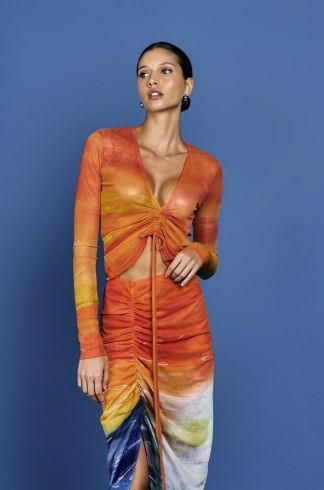 Blusa Manga Longa Mareh Solis Estampa