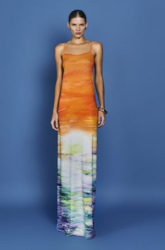 Vestido Longo Mareh Solis Estampa