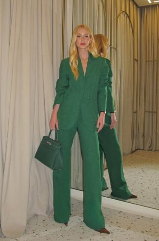 Calça Reta Mareh Dione Verde