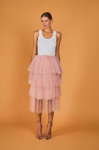 Saia Midi Mareh Porites Rosa