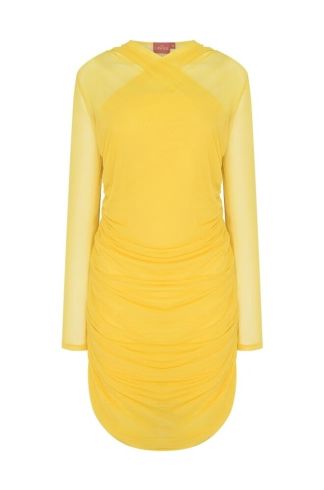 Vestido Curto Mareh Maresia Amarelo