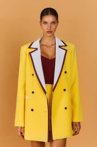 Blazer Mareh Cardume Amarelo