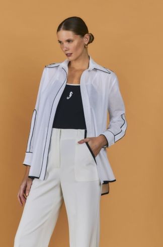 Camisa Mareh Cardume Branco