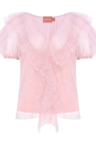 Blusa Manga Curta Porites Rosa