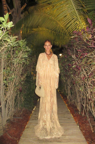 Vestido Longo Enlevo Dourado