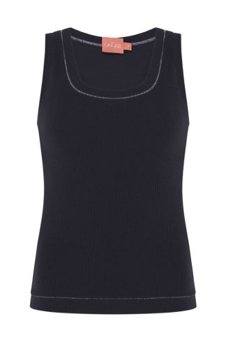 Regata Bordada Horizonte Preto