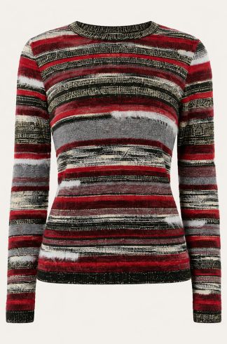 Blusa em Tricot Casulo Aranha Bordô