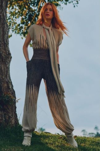 Blusa Tricot Boreal Bicolor