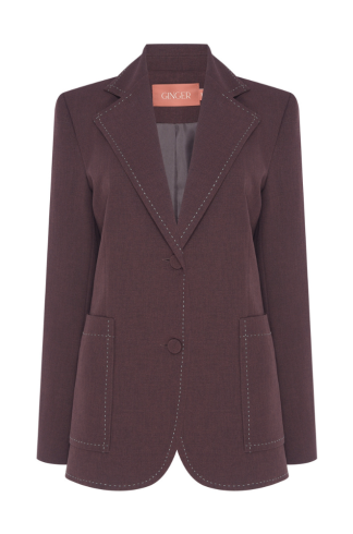 Blazer Devaneio Poente Marrom