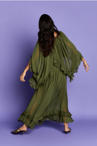 Vestido Longo Devaneio Brisa Verde