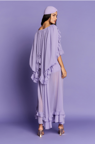 Vestido Longo Devaneio Brisa Lilás