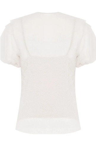Blusa Manga Curta Porites Off White