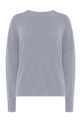 Pullover Tricot Aura Cinza