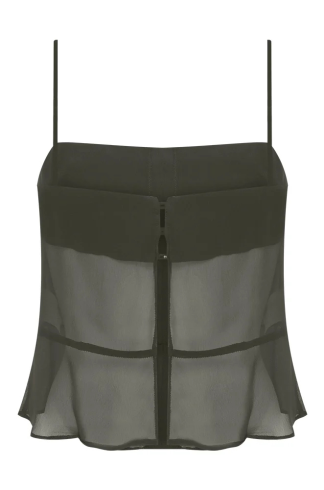 Blusa Alças Finas Mantis Verde