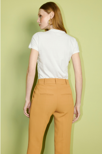 Camiseta Franzida Casulo Inseta Off White