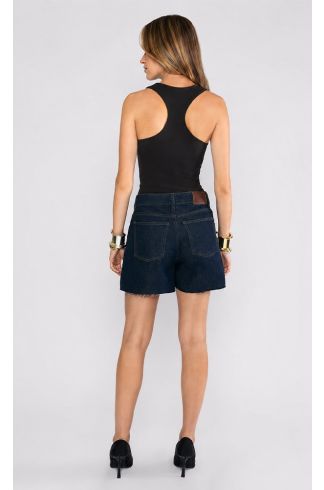 Blusa Malha Regata Travessia Preto