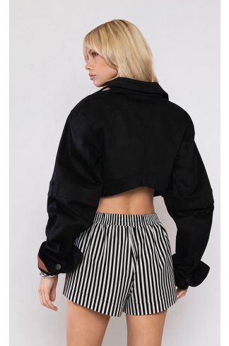 Shorts Tricoline Listrado