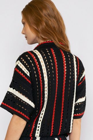Camisa Tricot Listrado Travessia