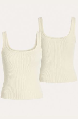 Regata em Tricot Casulo Crisálida Off White