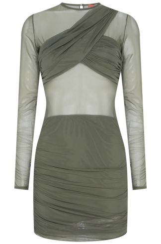 Vestido Curto Devaneio Neblina Verde