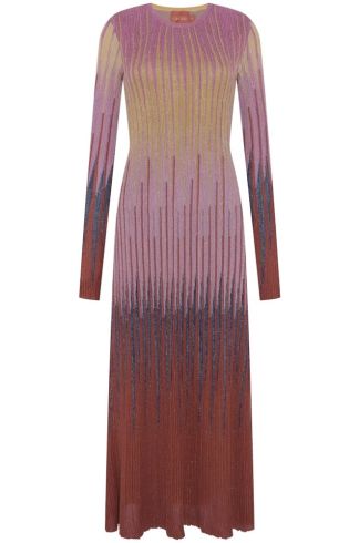 Vestido Midi Tricot Boreal Multicolor