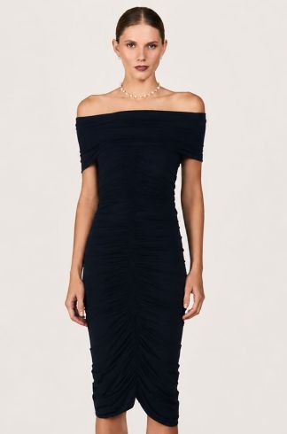Vestido Ombro A Ombro Mareh Nereida Preto