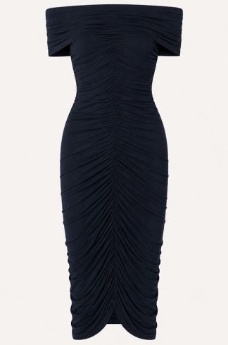 Vestido Ombro A Ombro Mareh Nereida Preto